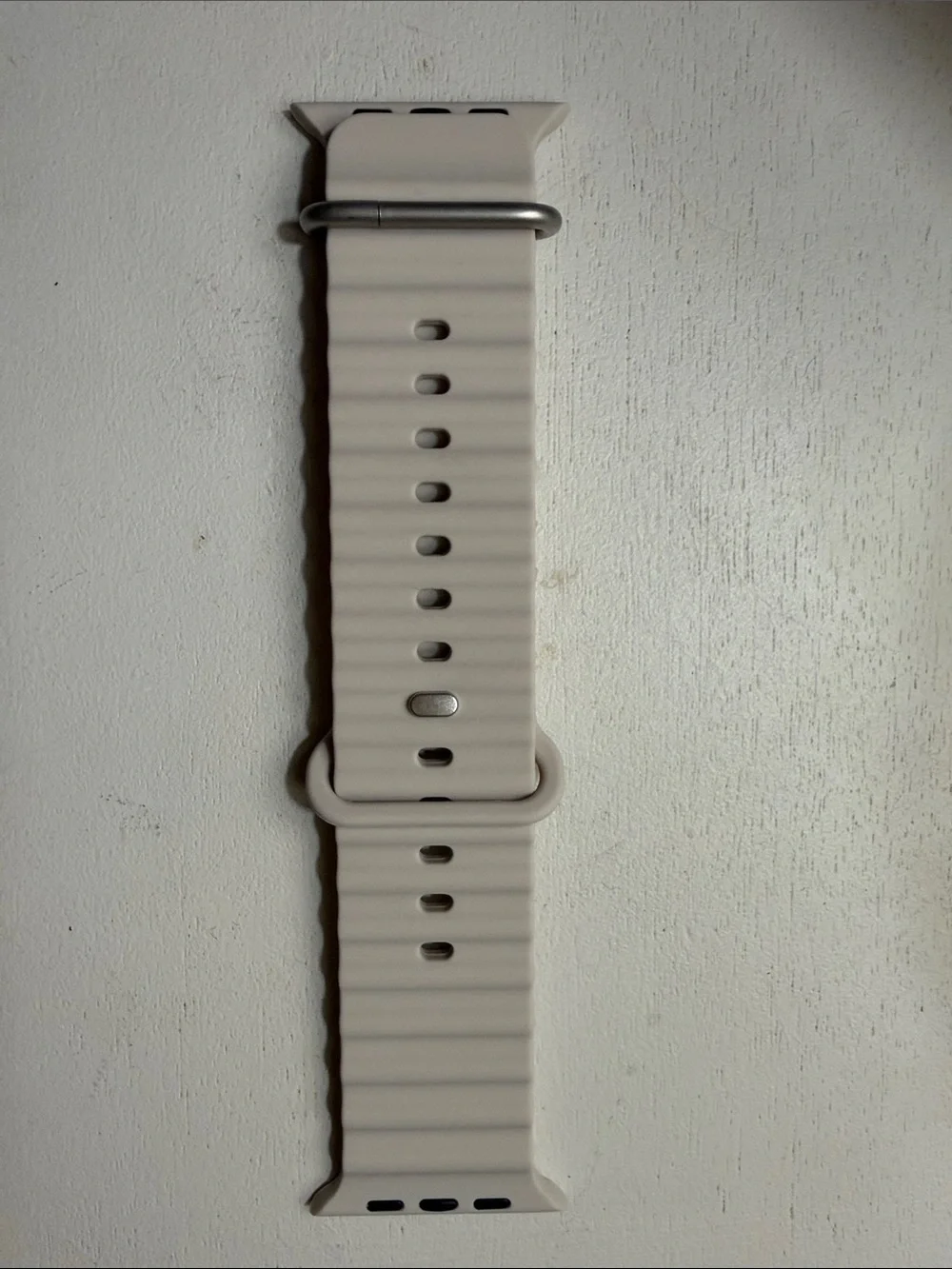 Apple Beige Silicone Sport Band for Smartwatch